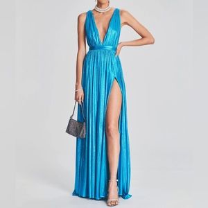 Retrofete Tova Aqua Dress